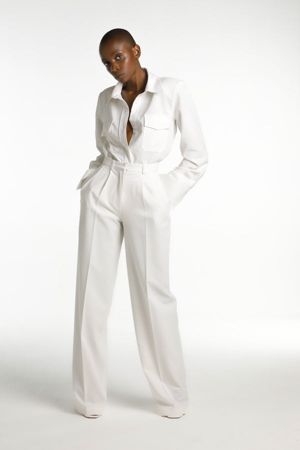 ADWO EGGSHELL TROUSERS