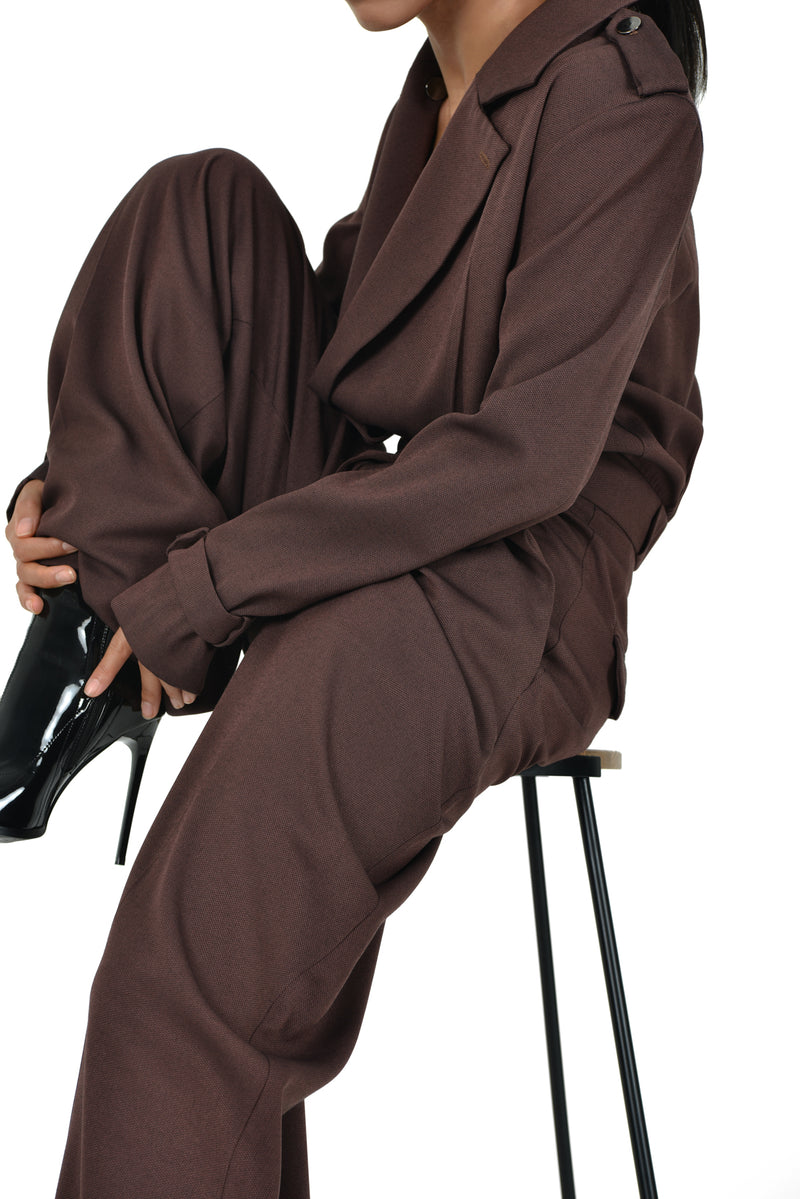 BOAK CHOCOLATE JUMPSUIT
