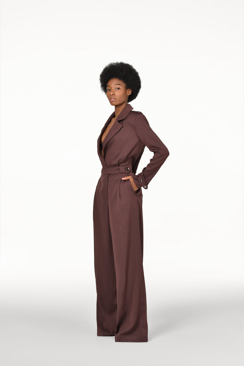 BOAK CHOCOLATE JUMPSUIT