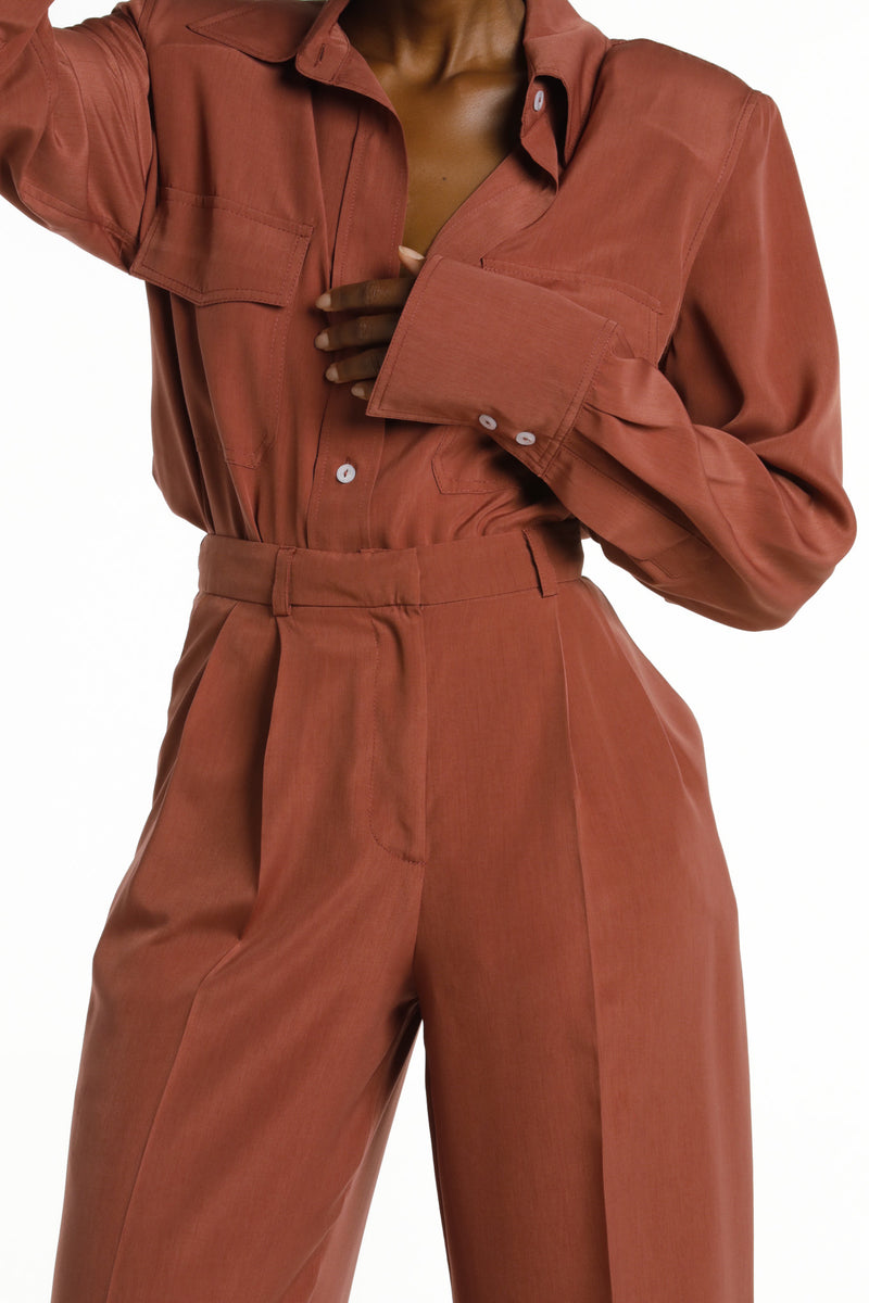 NARSAY SALMON TROUSERS